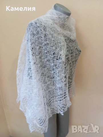 Шал от кози пух , снимка 3 - Шалове - 53211888