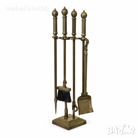 Комплект прибори за камина в елегантен античен стил