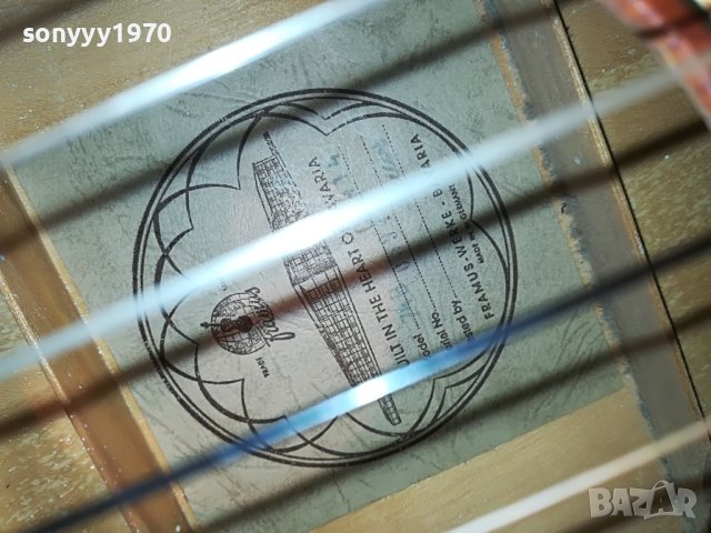 FRAMUS 74B 00474 BAVARIA-ACOUSTIC GUITAR-MADE IN WEST  GERMANY L1504231701, снимка 17 - Китари - 40376208