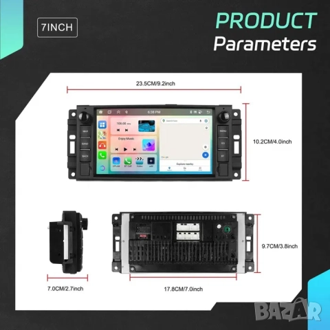 Мултимедия Chevrolet Навигация Android CHRYSLER JEEP Cherokee DODGE, снимка 3 - Навигация за кола - 52085097