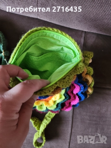 НОВА !Ръчно плетена чанта !, снимка 3 - Раници - 52184389