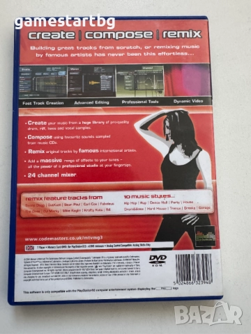 MTV Music Generator 3 за PS2, снимка 2 - Игри за PlayStation - 52678067