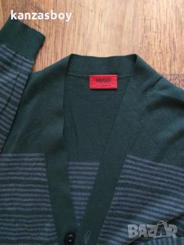 hugo boss exstrafine merino - страхотен мъжки пуловер КАТО НОВ