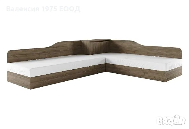 Ъглови легла с ракла Сити 2001 сонома, орех или комбинация бяло/ арвен, снимка 6 - Спални и легла - 18797310
