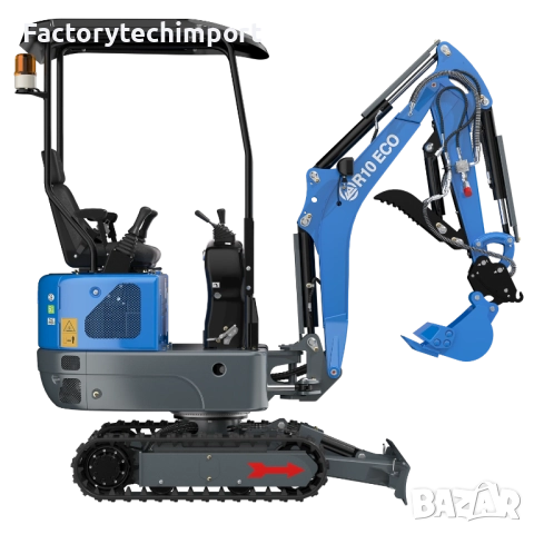 Мини багер RIPPA R10 ECO / 1 тон / Кубота двигател, снимка 2 - Индустриална техника - 52719529