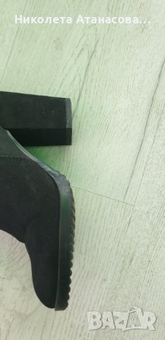 Боти черни, снимка 5 - Дамски боти - 43558197