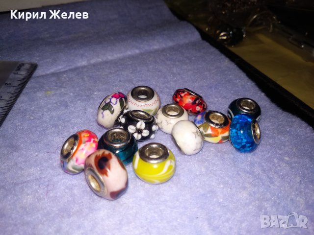 ЛОТ 13 ПРЕКРАСНИ ЗВЕНА за СРЕБЪРНА АРТ ГРИВНА от СРЕБРО 925 и ЦВЕТНО ВЕНЕЦИАНСКО СТЪКЛО МУРАНО 34457, снимка 14 - Гривни - 39547573