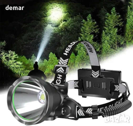 Презареждащ се LED челник PARAROSE, водоустойчив, с 18 различни режима на осветление