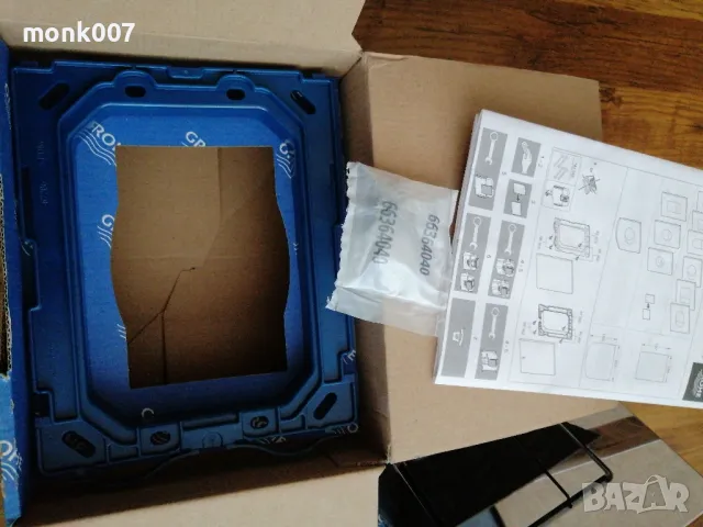 Бутон за тоалетна GROHE хром нов , снимка 2 - Други стоки за дома - 47987145