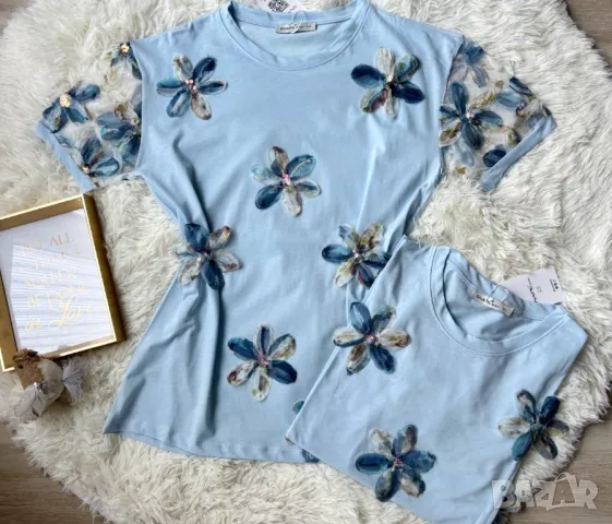 памучни дамски тениски , снимка 6 - Тениски - 50423583