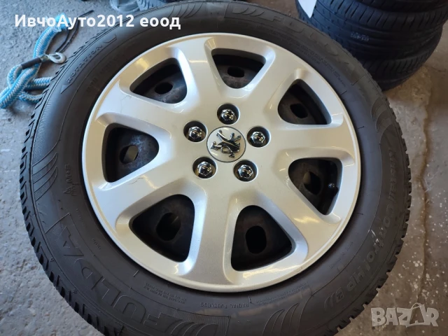 Зимни гуми 205/60/16 fulda комплект с метални джанти Peugeot 407 Пежо 407, снимка 6 - Гуми и джанти - 50661646