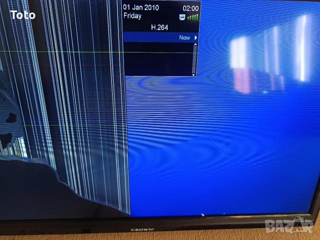 Телевизор Crown 28'', снимка 3 - Телевизори - 52928361