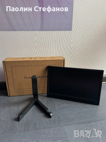 1.6” Преносим монитор – Type-C / HDMI / 60Hz / Вградени говорители, снимка 2 - Монитори - 53440579