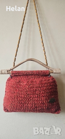 Дамски чанти плетени на една кука, снимка 7 - Чанти - 52060861