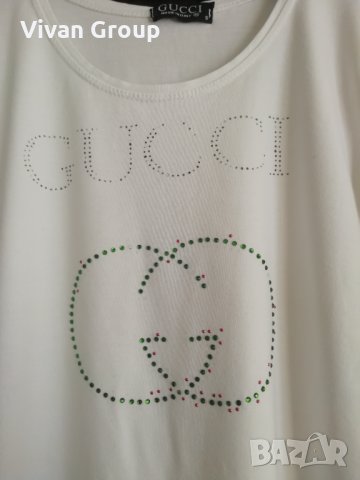 GUCCI Дамска  тениска, снимка 2 - Тениски - 33246293