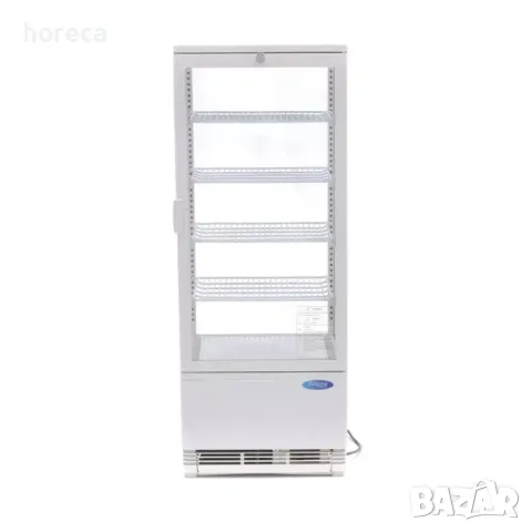 Хладилна витрина за сладкиши, 0° до + 12° - 98 литра - Цвят - Бял