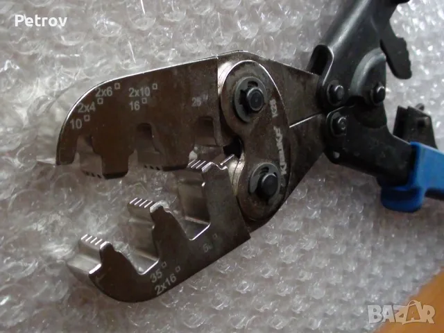 KLAUKE K28 - MADE IN GERMANY - ВИСОКОКАЧЕСТВЕННИ ПРОФЕСИОНАЛНИ Пресоващи Клещи 10 - 50 mm² -ORIGINAL, снимка 12 - Клещи - 47908692