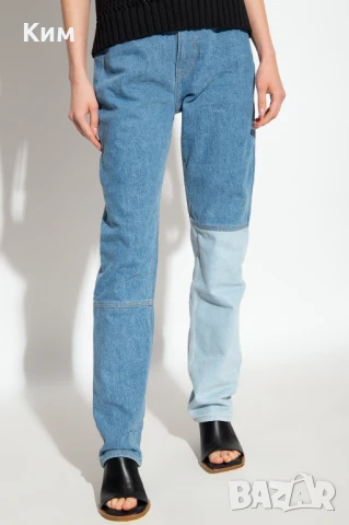 Ganni Swigy дънки с контрастни панели в синьо, снимка 10 - Дънки - 50566854