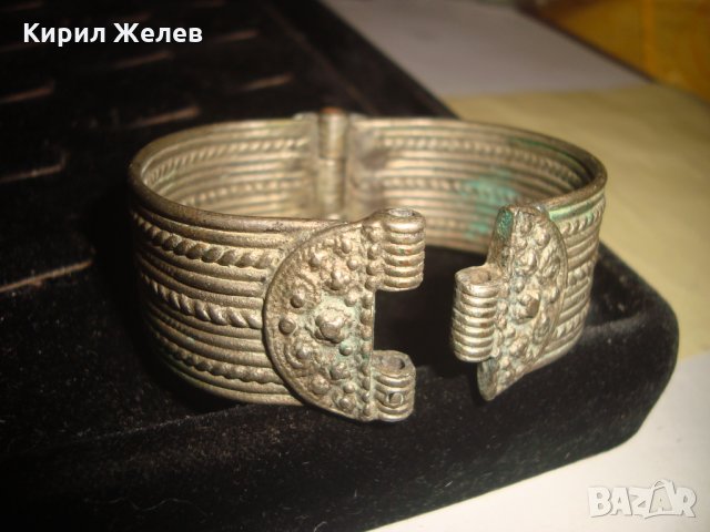 19 ВЕК ВЪЗРОЖДЕНСКА САЧАНЕНА ГРИВНА с ЩИФТ СРЕБЪРНА МАЙСТОРСКА СТАРА РЪЧНА ИЗРАБОТКА НАКИТ 6627, снимка 8 - Антикварни и старинни предмети - 33214924