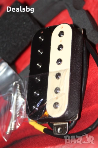  Зебра хъмбъкър на сингли Alnico 5 магнити WAAAH, снимка 4 - Китари - 53467770