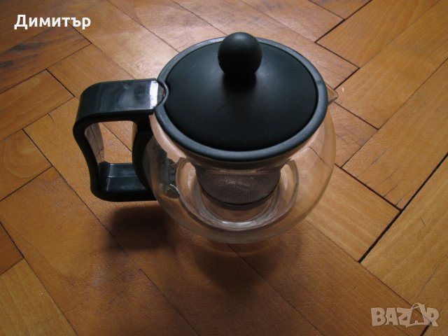Каничка за чай с цедка, 0.5л, снимка 2 - Други - 26705580