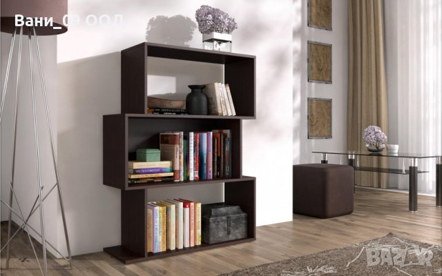 Интетесна асиметрична етажерка в 3 цвята, снимка 3 - Етажерки - 38269454