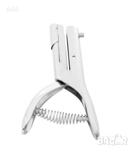 Здрав перфоратор, цинкова сплав, 3 мм, 15x8.5x2.5 см, сребрист, снимка 2 - Други стоки за дома - 53168849