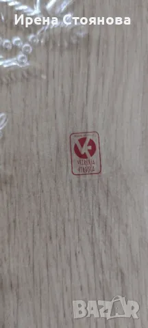 Стъклено плато с коледен  мотив. Vetreria Etrusca "Holiday collection" , Италия. , снимка 6 - Чинии - 47277129