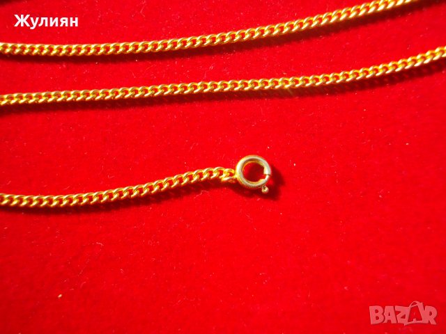  СТАР ПОЗЛАТЕН КЮСТЕК ЗА ДЖОБЕН ЧАСОВНИК , снимка 3 - Антикварни и старинни предмети - 39119393