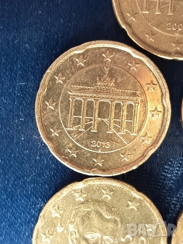 20 евро цента от различни години и държави 11бр., снимка 4 - Нумизматика и бонистика - 53212261