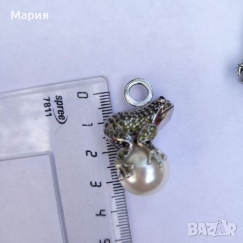 3D  сребърна висулка, снимка 3 - Колиета, медальони, синджири - 34272883