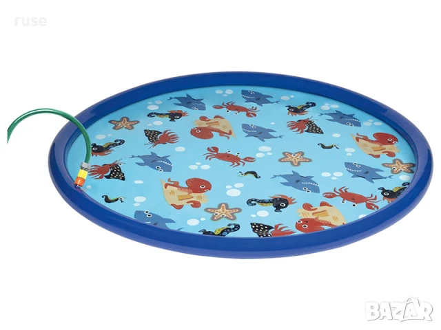 НОВИ! Надуваема пръскаща водна постелка 2в1 Детски фонтан