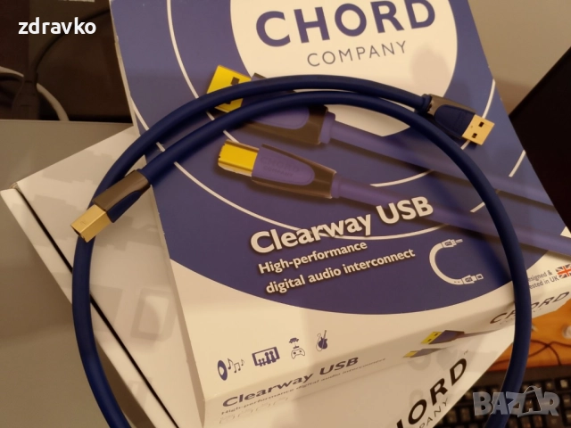 CHORD Clearway USB, 0.75 м., снимка 2 - Ресийвъри, усилватели, смесителни пултове - 52466228