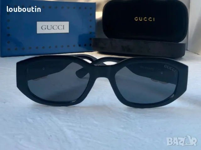 GUCCI с лого 1:1 дамски слънчеви очила елипса 2 цвята овални кръглин, снимка 6 - Слънчеви и диоптрични очила - 47695562