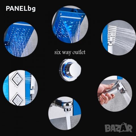 Хидромасажен душ панел Ниагара,6 функции,смесител-БЕЗПЛАТНА ДОСТАВКА, снимка 15 - Душове - 35561102