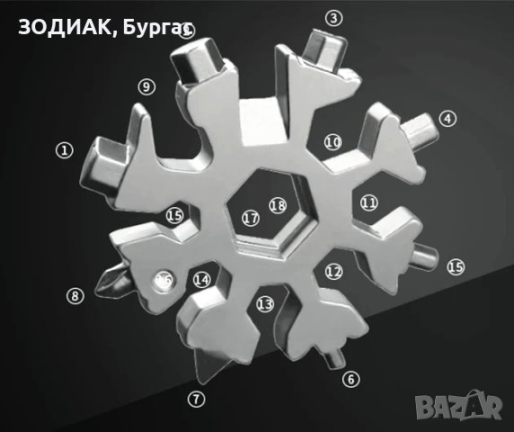 Комбиниран Инструмент 18-в-1, снимка 2 - Отвертки - 31714339