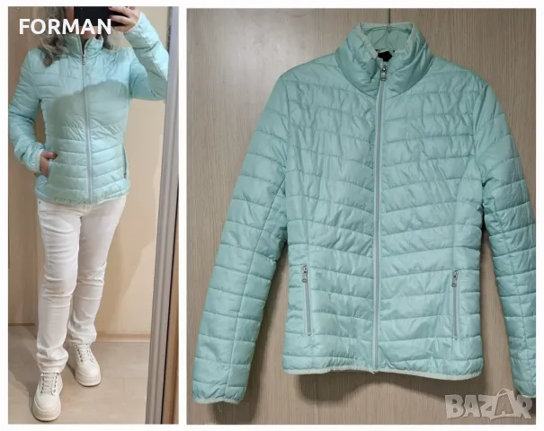 Преходно яке в цвят мента 