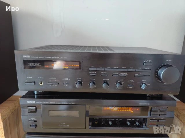 Продавам Yamaha reciever RX350&Stereo Cassette Deck KX-493, снимка 1