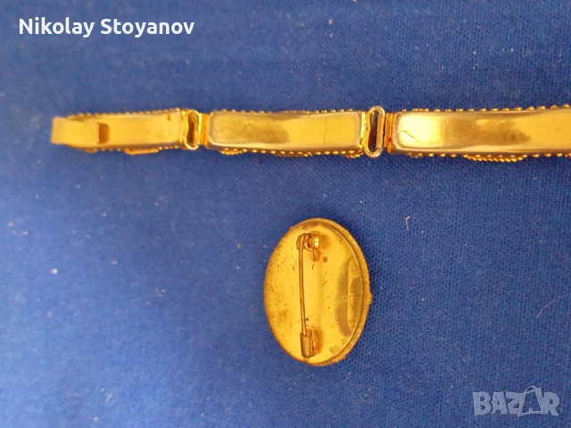 Гривна и брошка - Венецианска музайка, снимка 4 - Антикварни и старинни предмети - 53234163