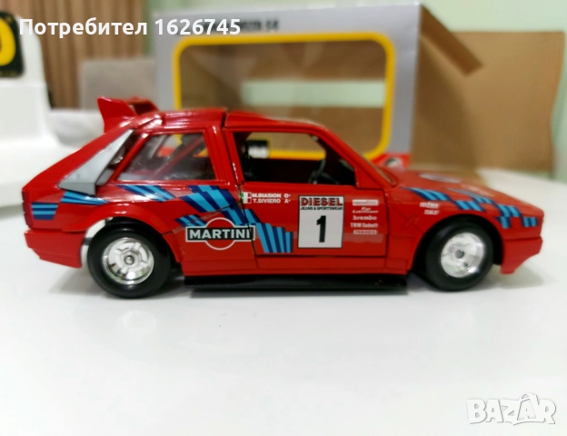 Lancia Delta S4 1:24 Bburago, снимка 9 - Колекции - 53002218