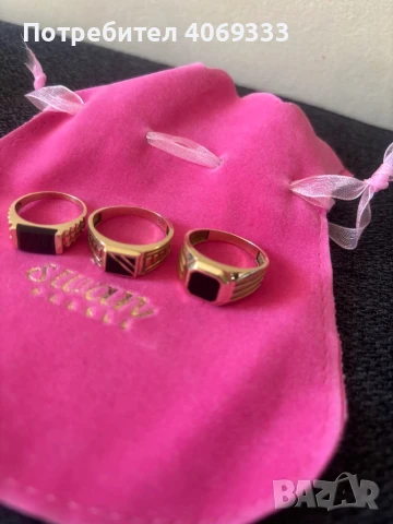 Мъжки златни пръстени 14к полирани