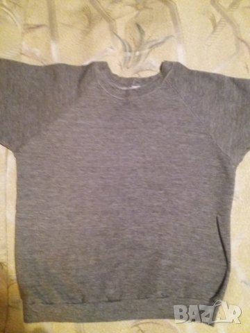 Блуза сива реглан ръкав размер М, снимка 3 - Блузи - 33341457