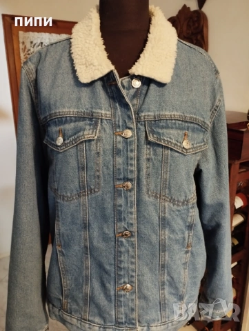 ДАМСКО яке деним с топла подплата
