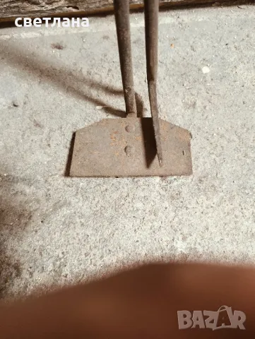 стари метални приспособления за камина, пещ и др, снимка 6 - Декорация за дома - 48627375