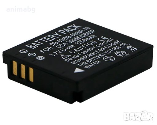 ANIMABG Батерия модел NP-70 / CGA-S005 / DB-60,65 за цифрови фотоапарати на Panasonic с капацитет 12, снимка 1 - Батерии, зарядни - 44063626