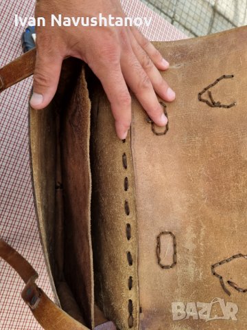 Дамска чанта от естествена кожа/гьон, снимка 5 - Чанти - 40645309