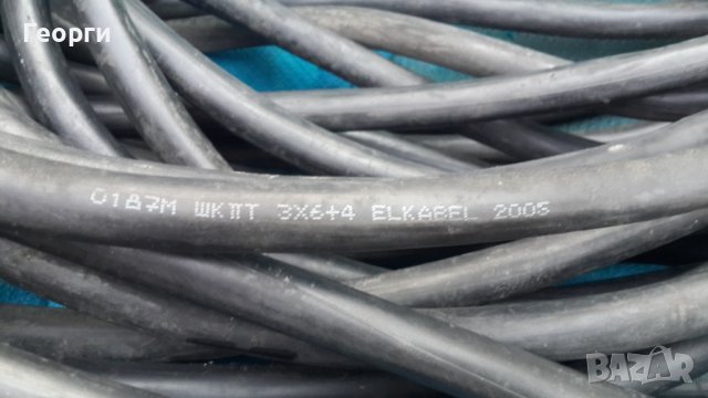 Кабел ШКПТ 3x6+4, снимка 2 - Друга електроника - 38419922