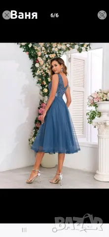 Официална рокля за бал, сватба, вечеря, парти, снимка 3 - Рокли - 49946590