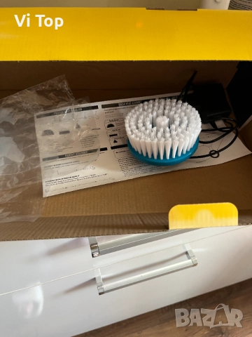Моп пеперуда и Безкабелна четка за почистване на дома , снимка 6 - Мопове, кофи, четки и метли - 51470403