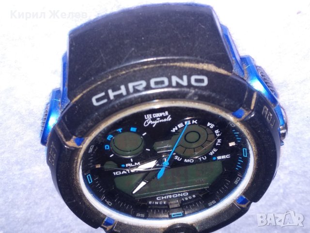 LEE COOPER ORIGINAL HRONO РЯДЪК МОДЕЛ МАРКОВ ЕЛЕКТРОНЕН КВАРЦОВ ЧАСОВНИК РАБОТЕЩ 37116, снимка 16 - Мъжки - 40443771